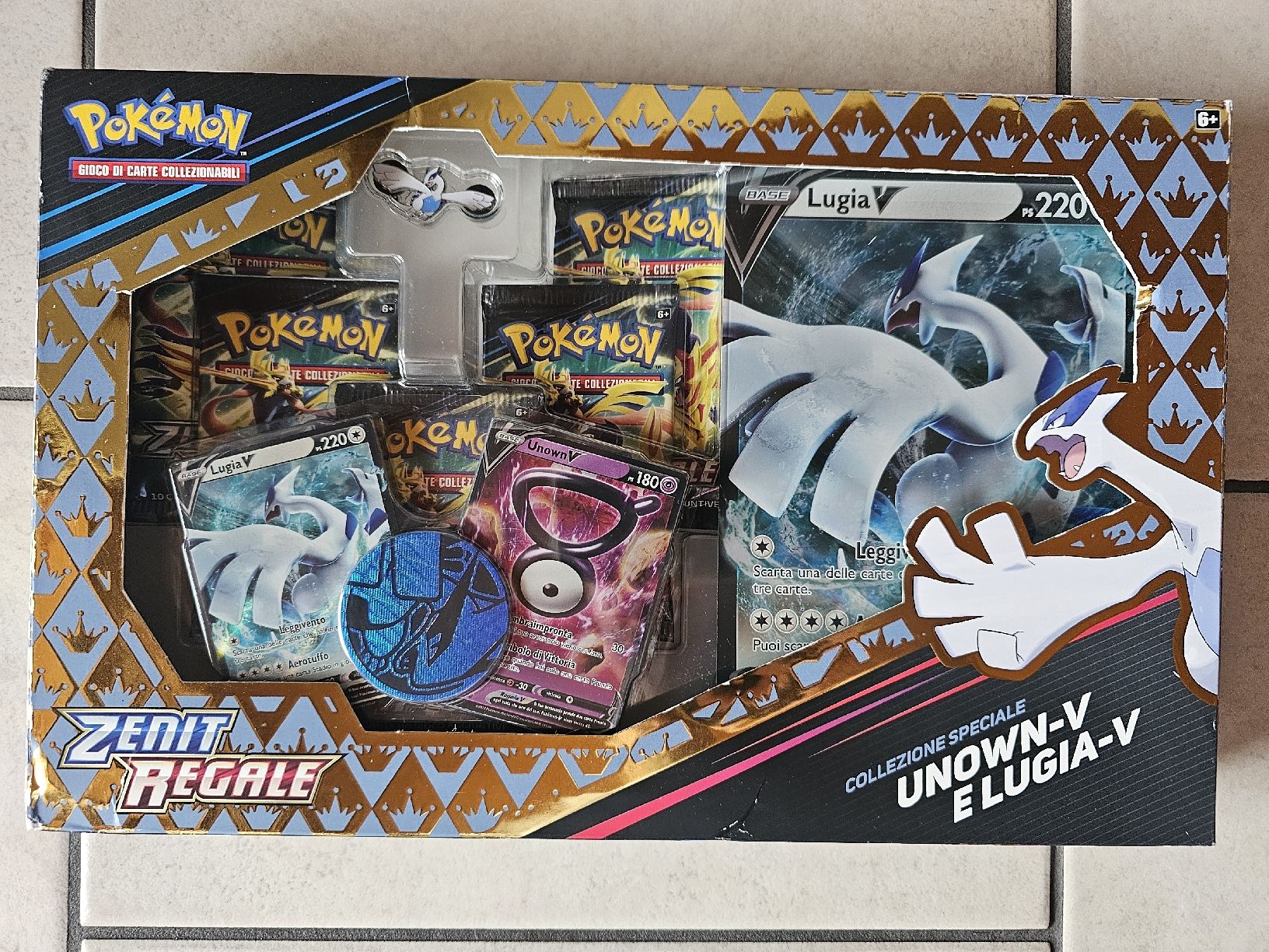 Pokémon Carte collezionabili: Pokemon Zenit Regale Unknown V E Lugia V / Fabrikneu – Nuovo e nell'imballaggio originale da Schneisingen venduto da backstore24