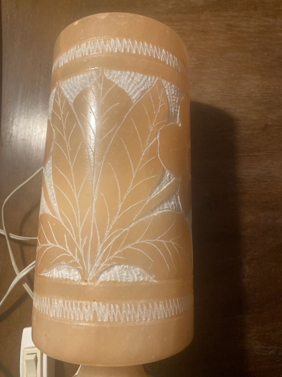 Lampen: Rosenquarz Lampe , Kunstwerk 70er – Gebraucht aus Baden von swiss-alps 4