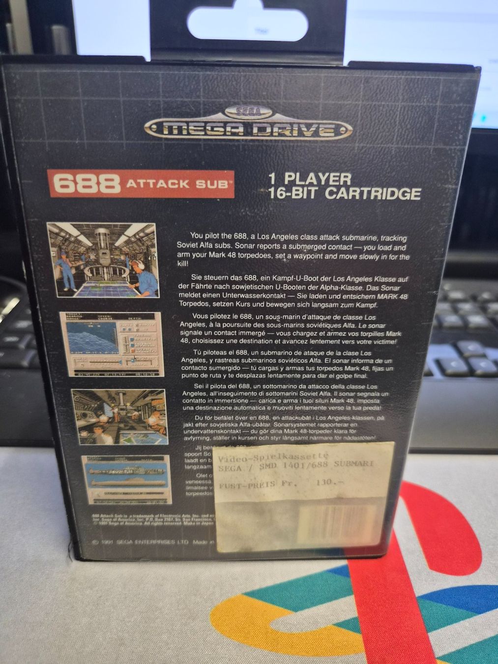 Sega Jeux: 688 Attack Sub Sega Mega Drive Spiel gebraucht – D'occasion à Zürich par Joselito0 1