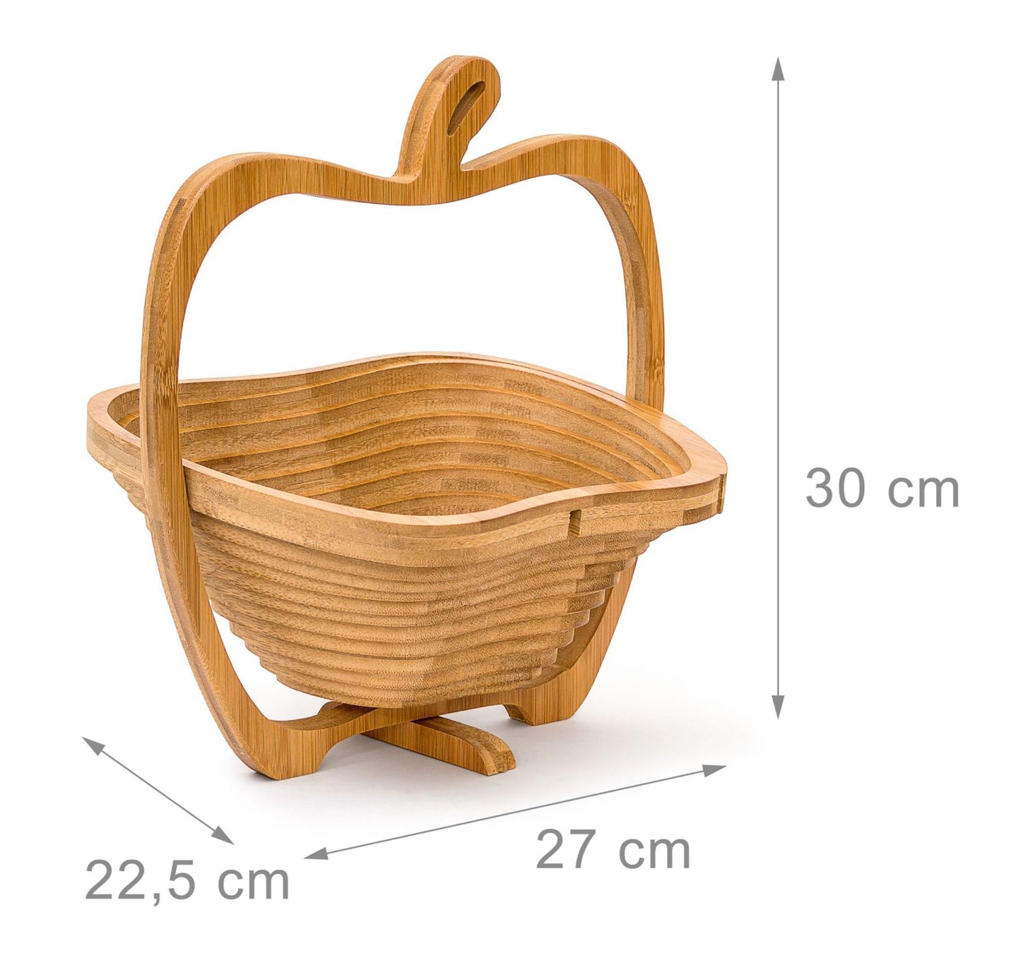 Accessori: Faltkorb Apfel aus Bambus – Nuovo e nell'imballaggio originale da Bülach venduto da StoreInShopOutlet 3