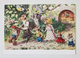 AK Maus Mäuse Familie Karte Nr. 91
