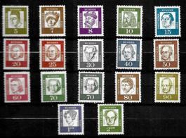 1961/4 Allemagne, complet set ☆☆
