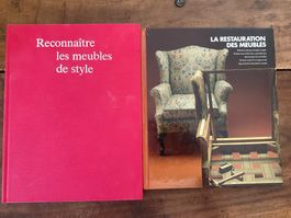 2 livres sur les meubles de style et leur restauration