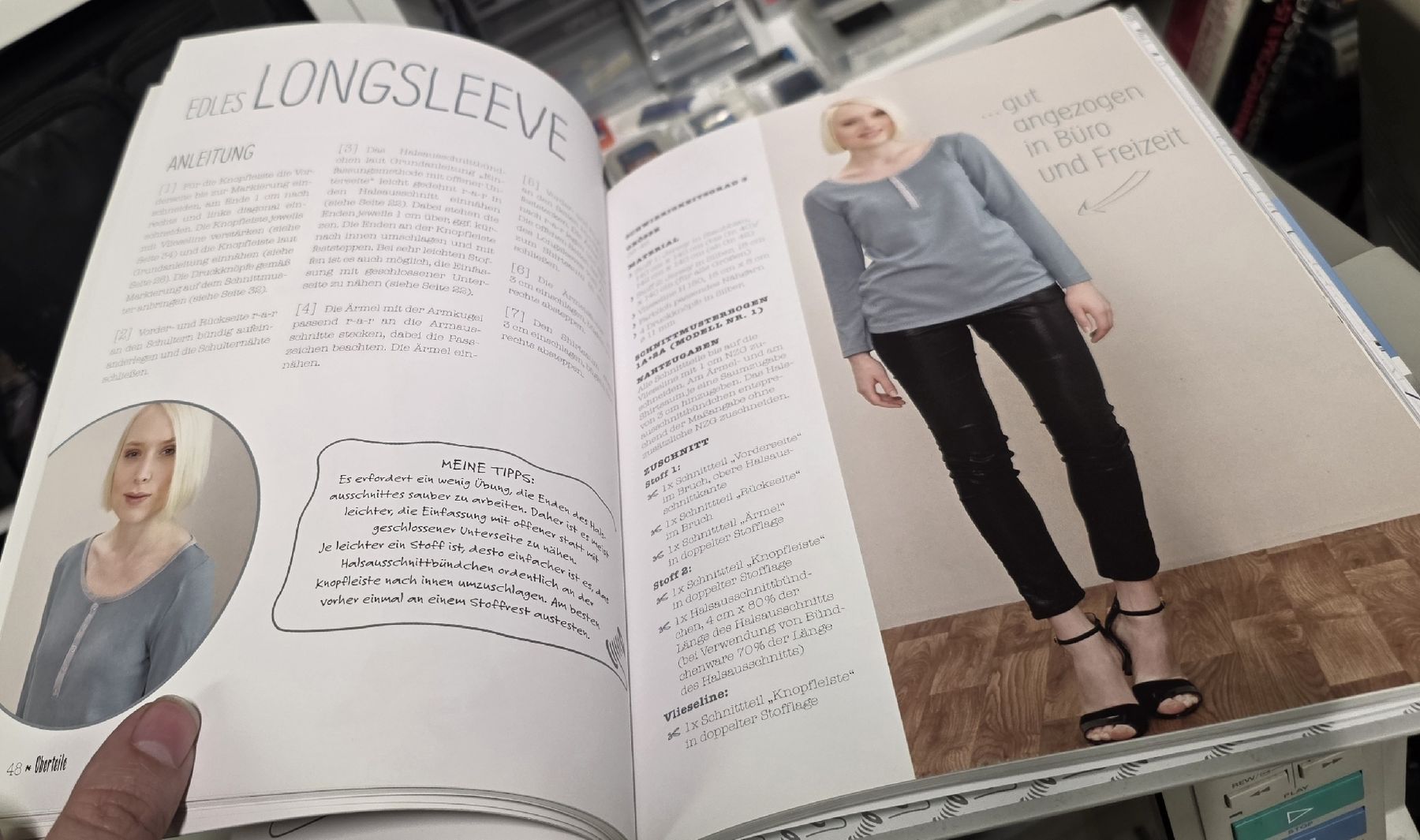 Libri: Jersey Nähen - Easy Basics - Grösse 36-46 (BUCH) – Usato da Reinach BL venduto da _MasterK_ 8