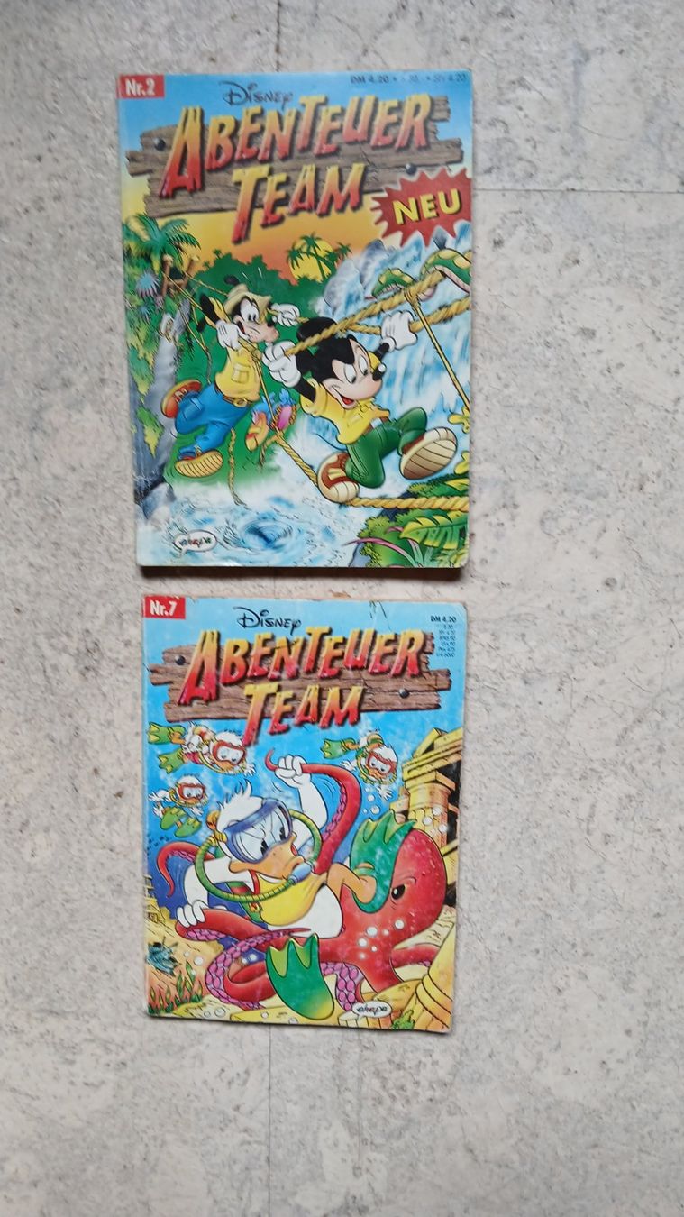 Comics: Micky Maus+Onkel Dagobert "Abenteuer Team" Taschenbücher – Gebraucht aus Liesberg von Mrbean1