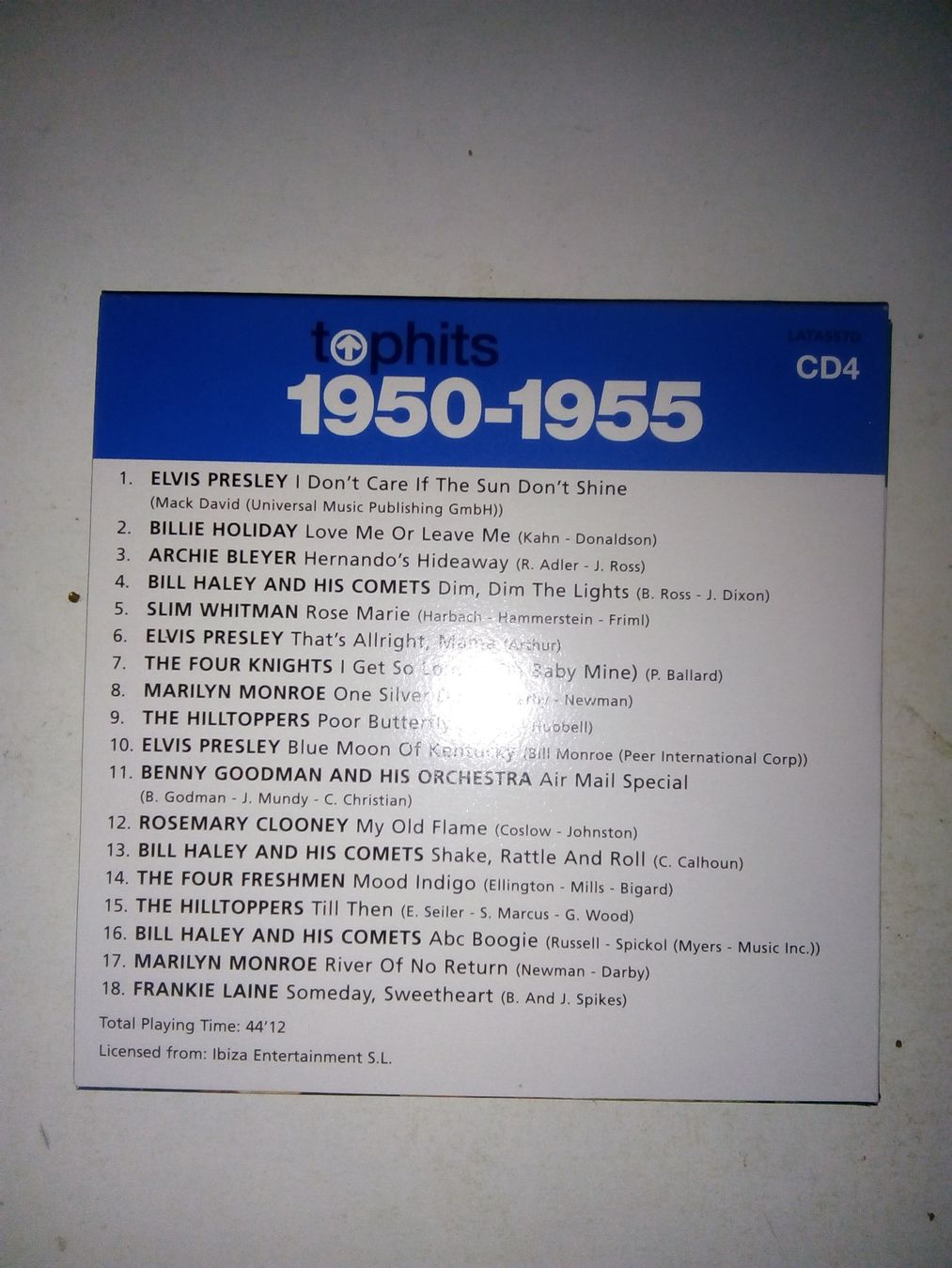 CD: Top Hits (1950-1955)   Various    5 CDs – Usato da St. Gallen venduto da elk2020 6