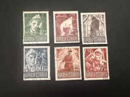 Österreich, MiNr. 829-834, gest. (2399)