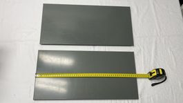 2x USM Haller Tablar 50x25 cm – Mittelgrau