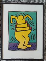 Keith Haring - Seltenes, gerahmtes Sammlerstück