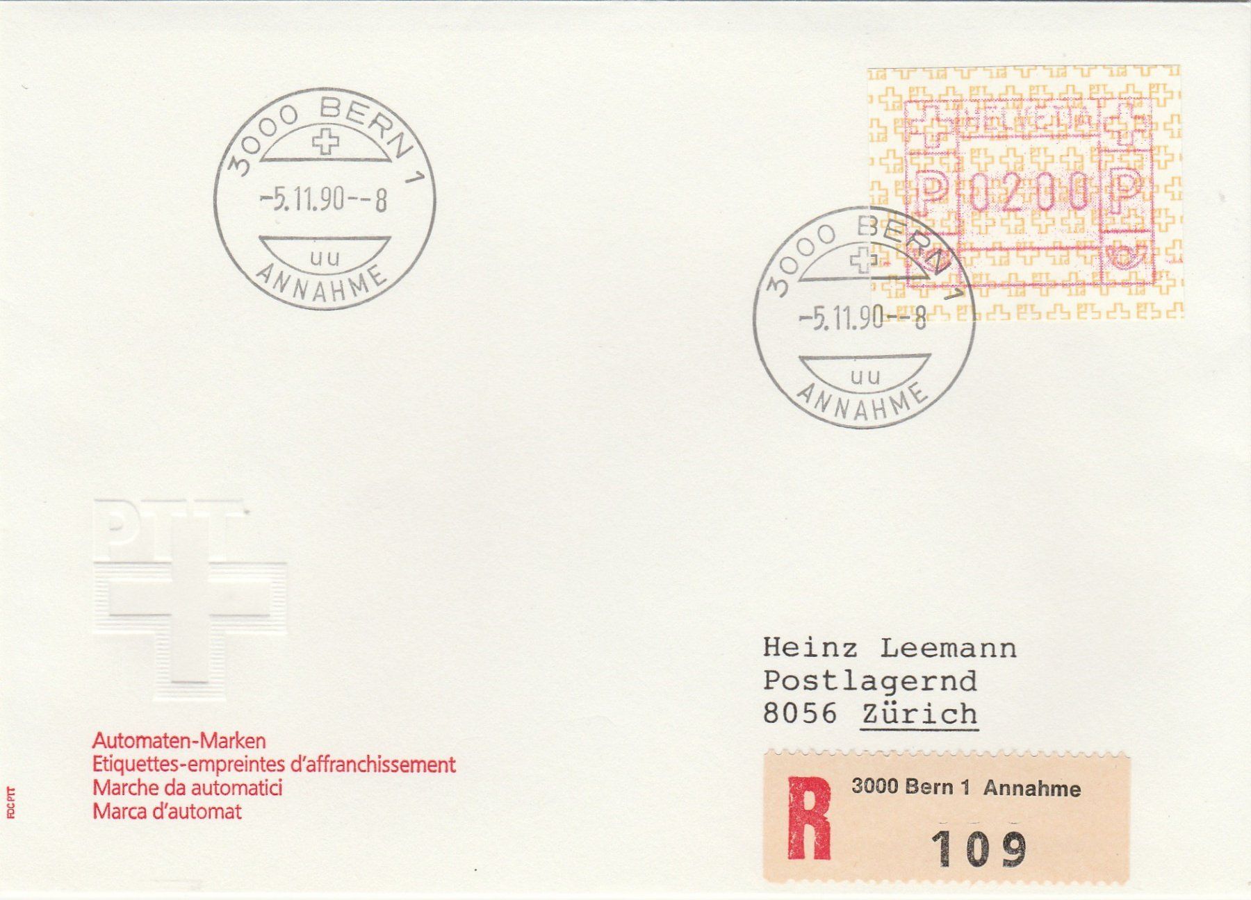 Alle Briefmarken: FDC Nr. 8A – Gebraucht aus Oberglatt ZH von Wiedmi6