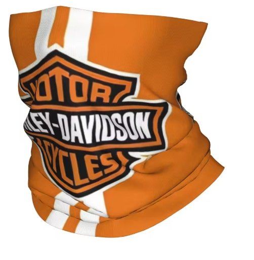 Passmontagna & Scaldacolli: Cache-cou Harley-Davidson orange J009 – Nuovo e nell'imballaggio originale da Allens venduto da MADE.IN.ROCK.N.ROLL