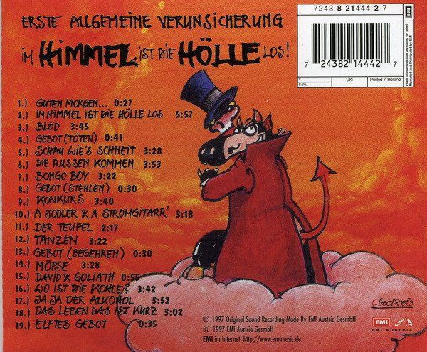 CD: CD EAV Erste Allgemeine Verunsicherung - Im Himmel (1997 – Usato da Möriken AG venduto da mineralia 1