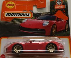 Matchbox Porsche 911 Cabrio rot 2024 neu