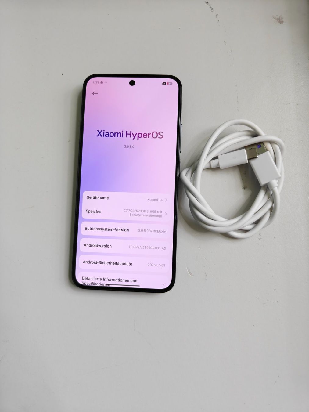 Xiaomi Telefoni cellulari / Smartphones: Xiaomi 14 / 512GB 5G Ab 200.Fr – Usato da Solothurn venduto da Electronic.3 3