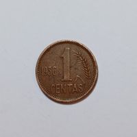1 Centas 1936 Litauen