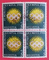 3192B) W25x,  Sonne von St. Moritz im 4-Block Kt. 360.-