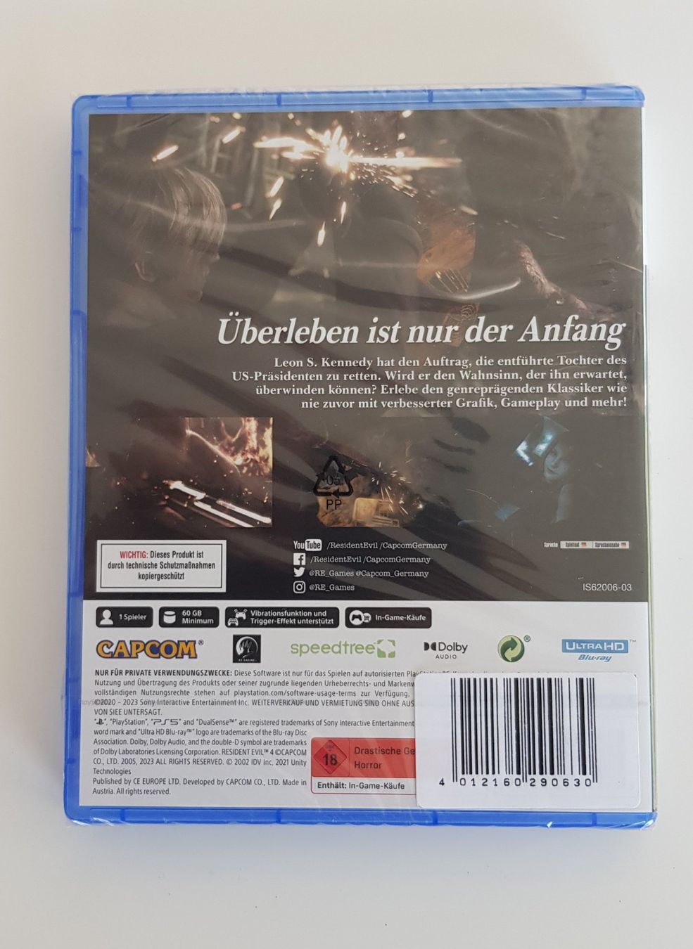 Sony Spiele: Resident Evil 4 Remake (PS5) - Neu – Gebraucht aus Oberglatt ZH von jawormmx 1