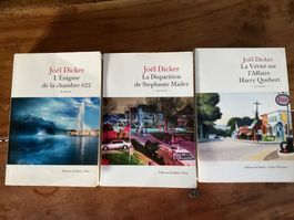 Lot de 3 romans Joël Dicker