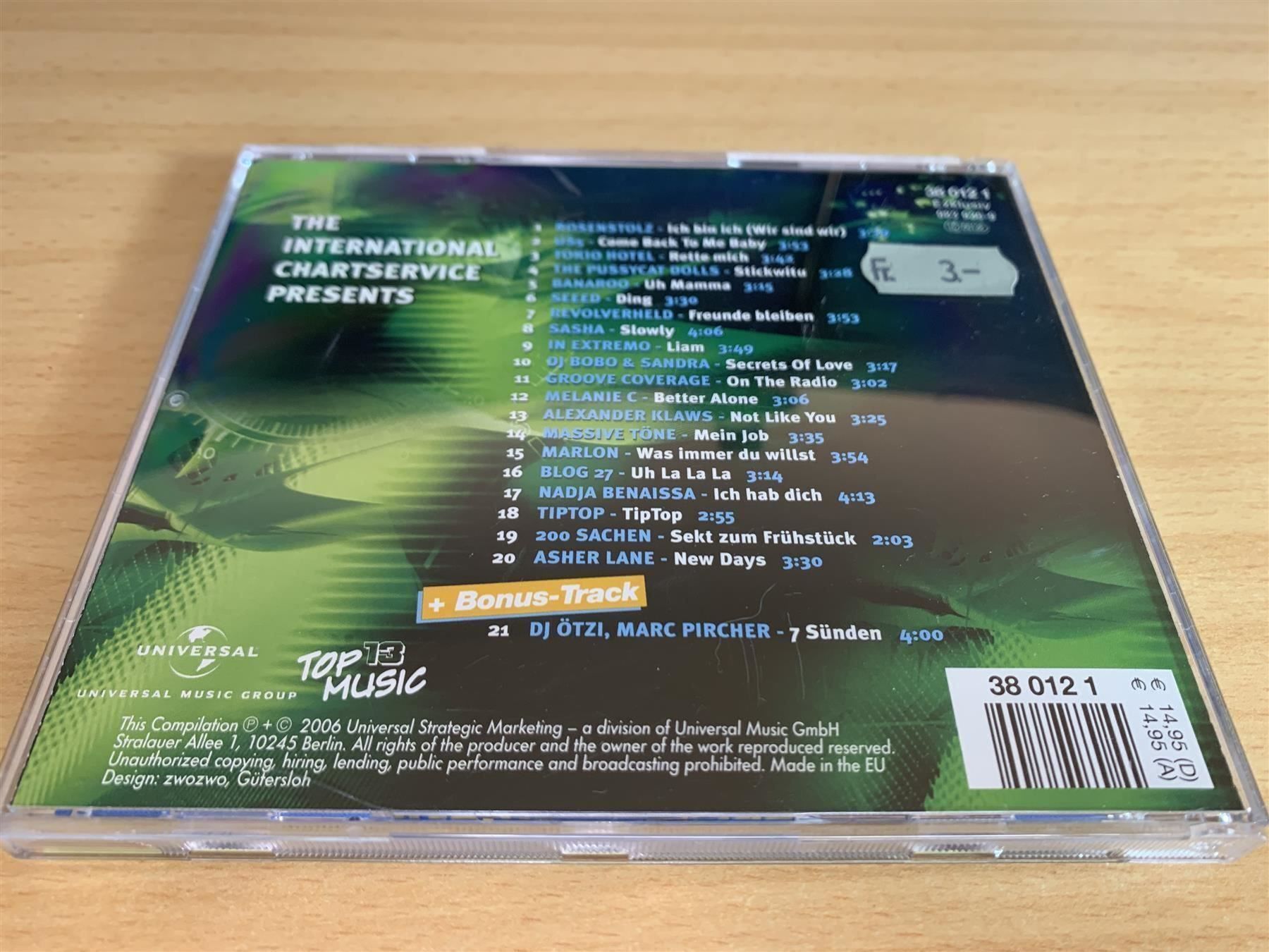 CD: CHART BOXX 3•2006 – Usato da Rikon im Tösstal venduto da Alpenmutz 1