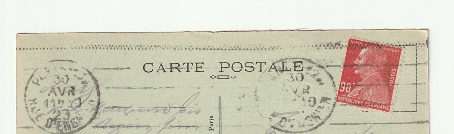 Cartes postales: Ansichtskarte Paris Louvre und Arc de Triomphe 1923 – D'occasion à St. Gallen par Ricardo_Deals 2