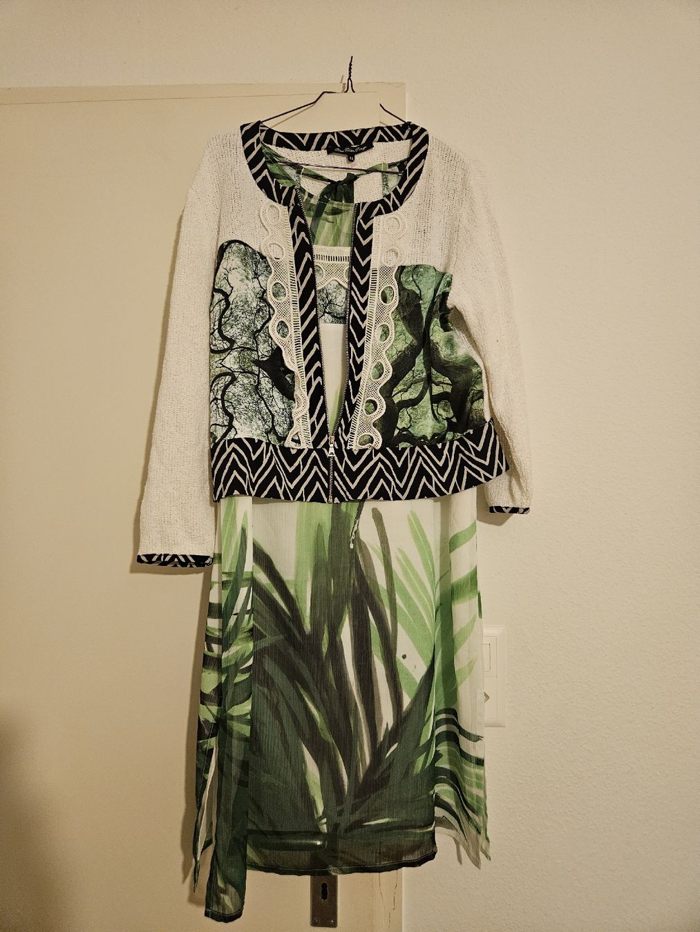 Kleider: Ensemble robe et veste T42 dentelle été chic – Neu (gemäss Beschreibung) aus Mühleberg von Eliboub 8
