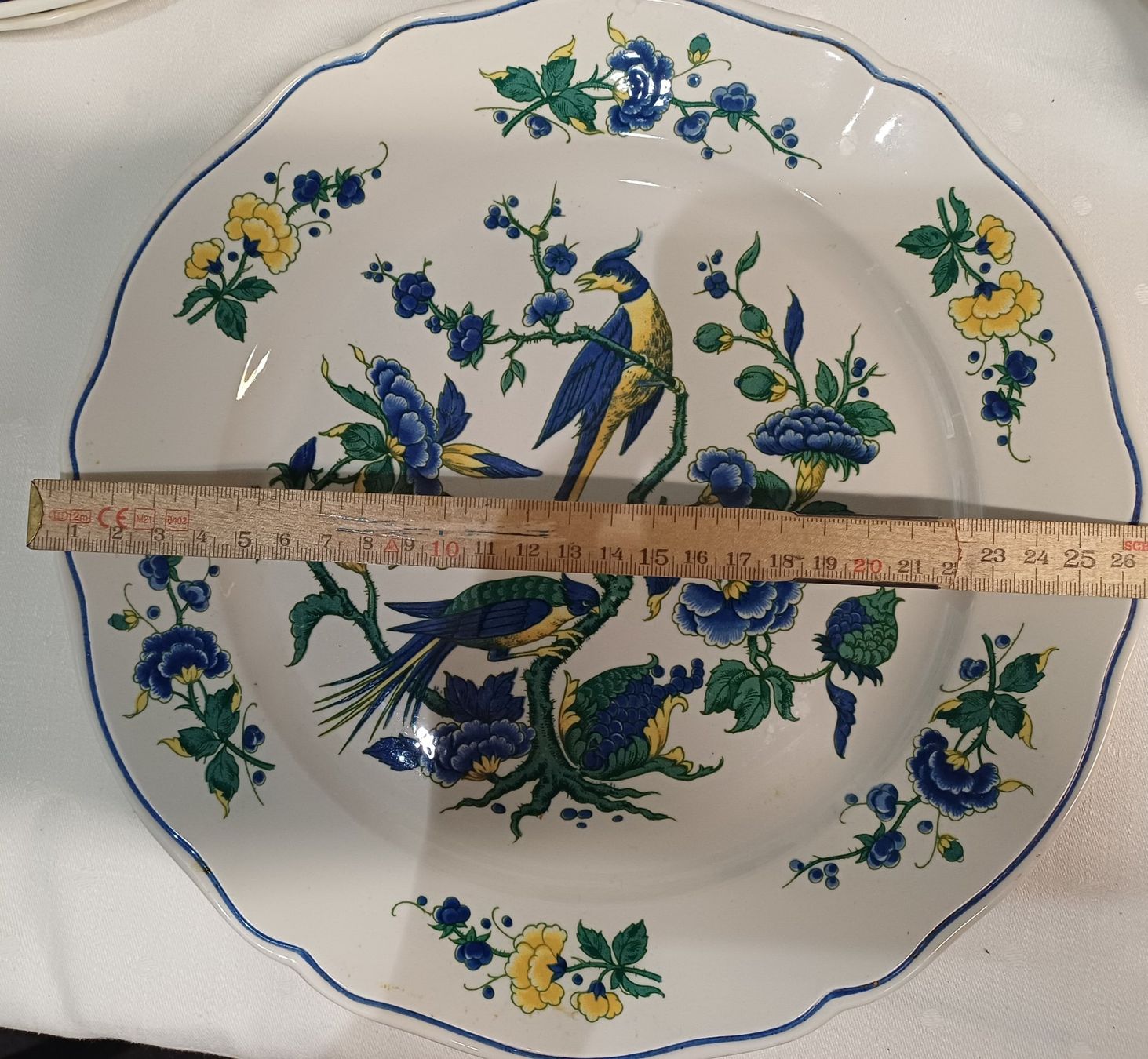 Villeroy & Boch Piatti: Villeroy Boch Phönix blau Servierteller Teller Servierplatte – Usato da Ebikon venduto da Melbarb