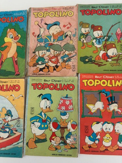 Fumetti: 9 TOPOLINI ANNI 1966 BUONI E RARI – Usato da Davesco-Soragno venduto da kappas 2