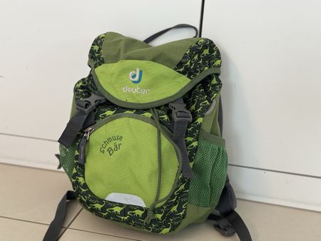 Deuter Kinderrucksack "Schmusebär" grün, Top Zustand!