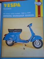 Vespa scooters model 1959 to 1978 workshop manual  88 pages