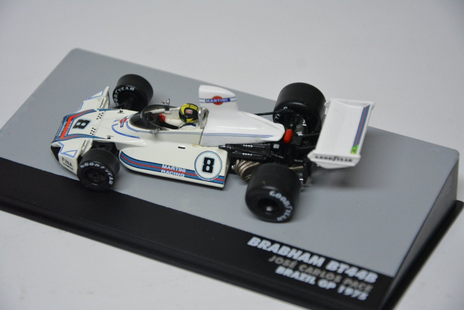 Martini Modellini d'auto: Brabham BT44B  Martini G.P. 1975 , 1:43 – Nuovo e nell'imballaggio originale da Goldach venduto da Feivel9 8