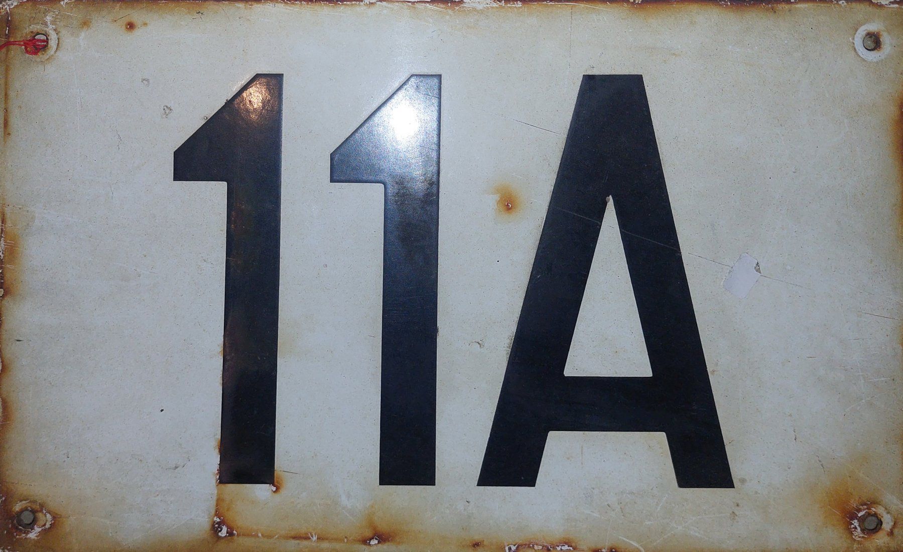 Ecriteaux: Eisenbahn Emailschild 11A – D'occasion à Siblingen par rantiques 1