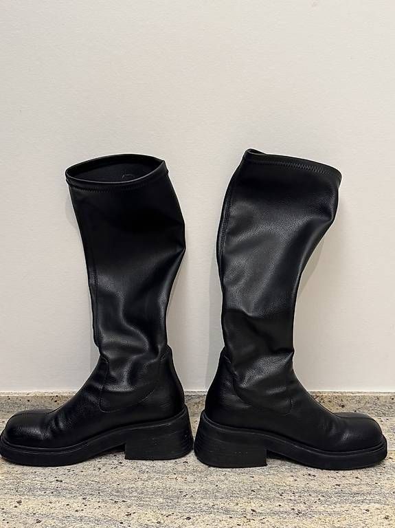 Damenschuhe: Billi Bi Lederstiefel schwarz – Gebraucht aus St. Gallen von sch_t97h