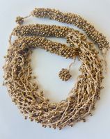 Rarität:  Vintage Collier & Armband- kunstvollste Handarbeit