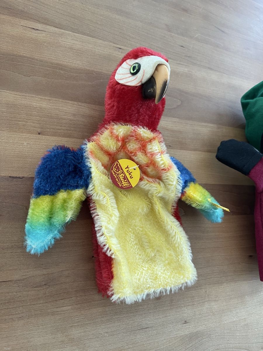 Steiff Giocattoli: 3 Stk. Original Vintage Steiff Handpuppen – Nuovo (secondo la descrizione) da Embrach venduto da Canderau 3