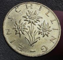ÖSTERREICH 1 SCHILLING 1986
