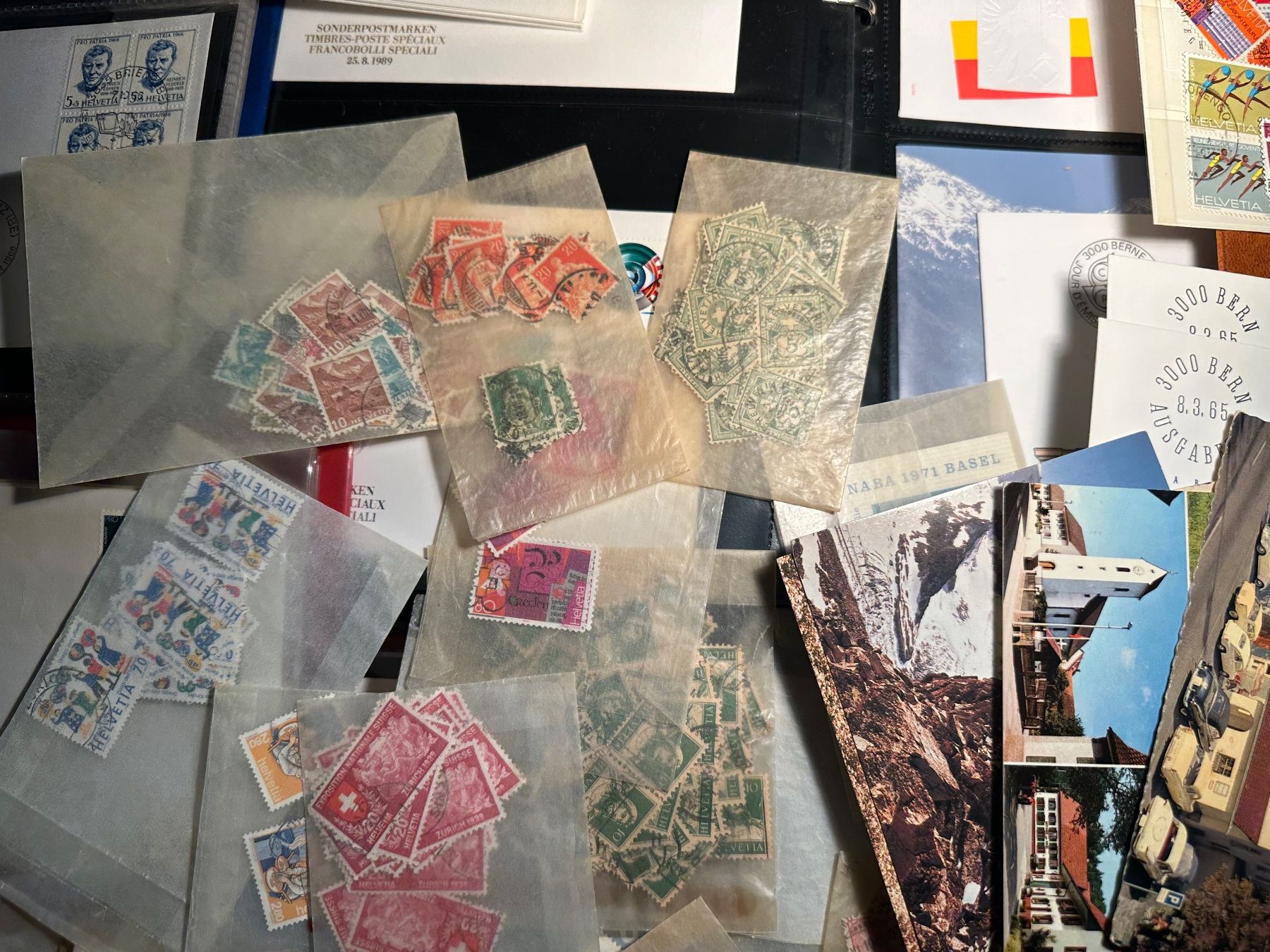 Tutti i francobolli: Briefmarkensammlung Schweiz - Auflösung – Usato da Stettfurt venduto da 2442 7