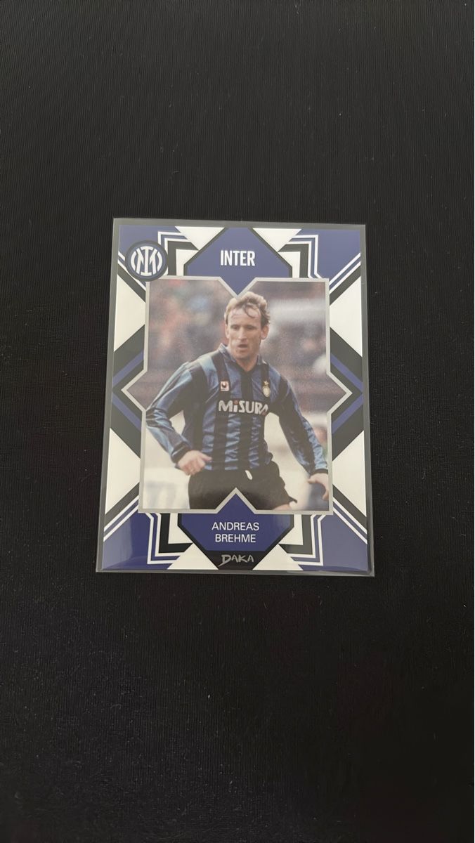 Carte collezionabili: Andreas Brehme - Inter Mailand - DAKA - 2026 – Usato da Kaiseraugst venduto da Baum_12