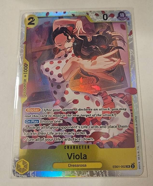 Carte collezionabili: One Piece Karte Viola EB01-052 – Usato da Ebikon venduto da mma_yy5k