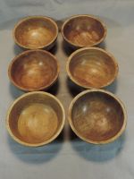 Holzschalen 6er Set, Lebensbaum Motiv