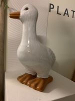 Keramik Gans weiss Dekorationsobjekt guter Zustand