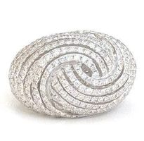 3.17ct. Diamantring aus 750 Weissgold, statt LP 8.450 CHF