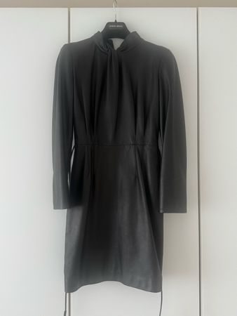 Original Emporio Armani Lederkleid NP 1099 CHF