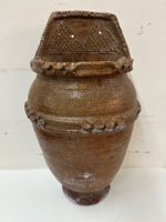 alte Krug-/ Wandvase Terrakotta Stil Ton / Keramik ca. 1920