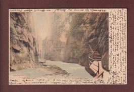 AARESCHLUCHT bei Meiringen - 1902 CPN