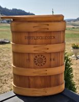Holzfass RyffliSchiessen 1984 mit Deckel guter Zustand