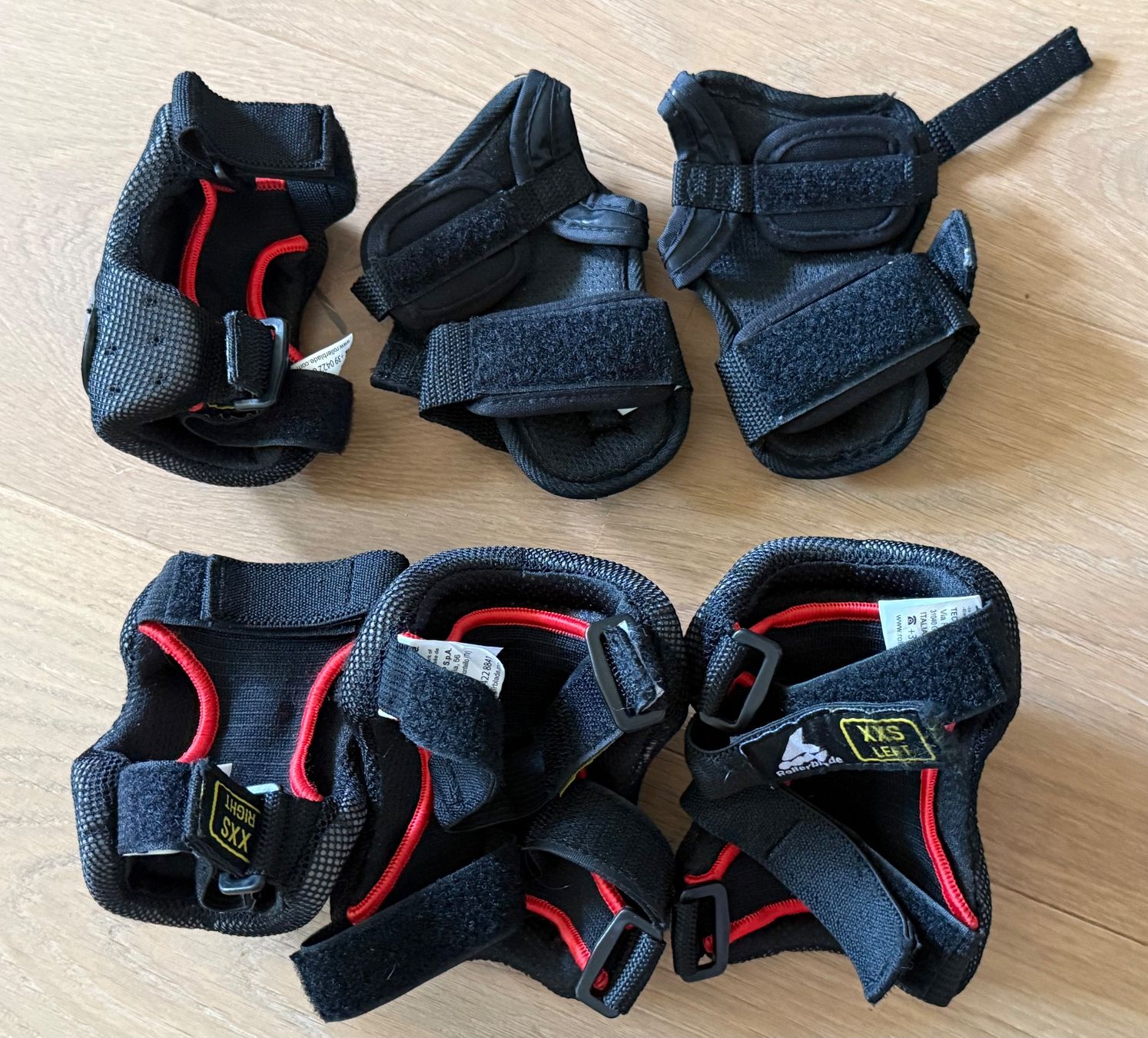 Protezioni & Imbottiture: Set de protections - Rollerblade Skate Gear Jr 3-Pack XXS – Usato da Denges venduto da peumens 1