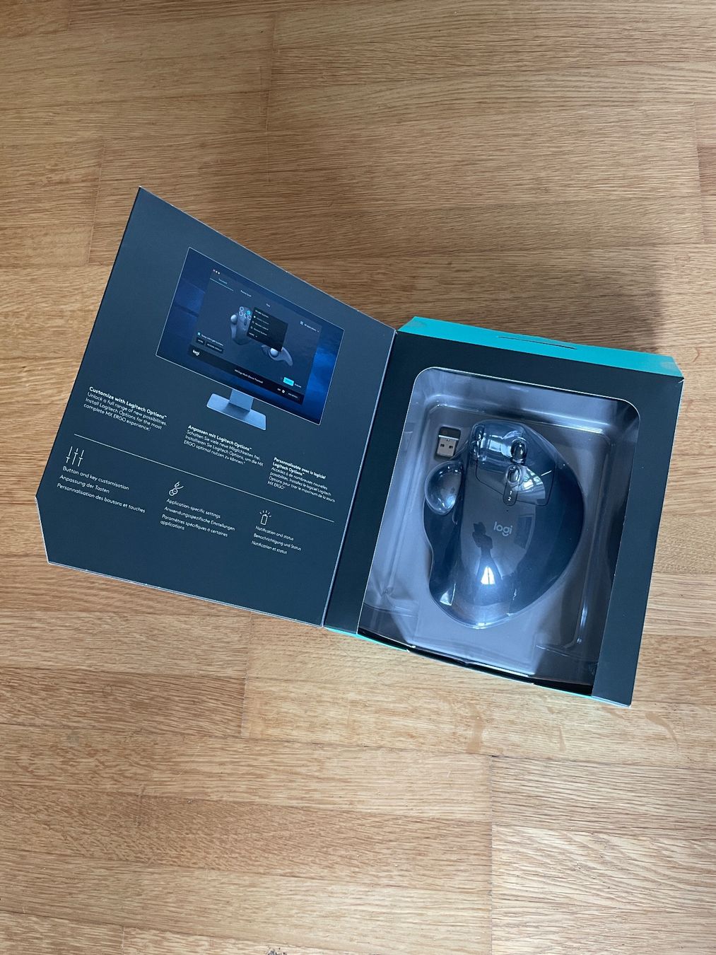 Logitech Mouse: Logitech MX Ergo Trackball Mouse, gebraucht, OVP – Usato da Küsnacht ZH venduto da burningfish 1