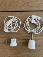 Keramik Lampenfassung mit Kabel und Stecker