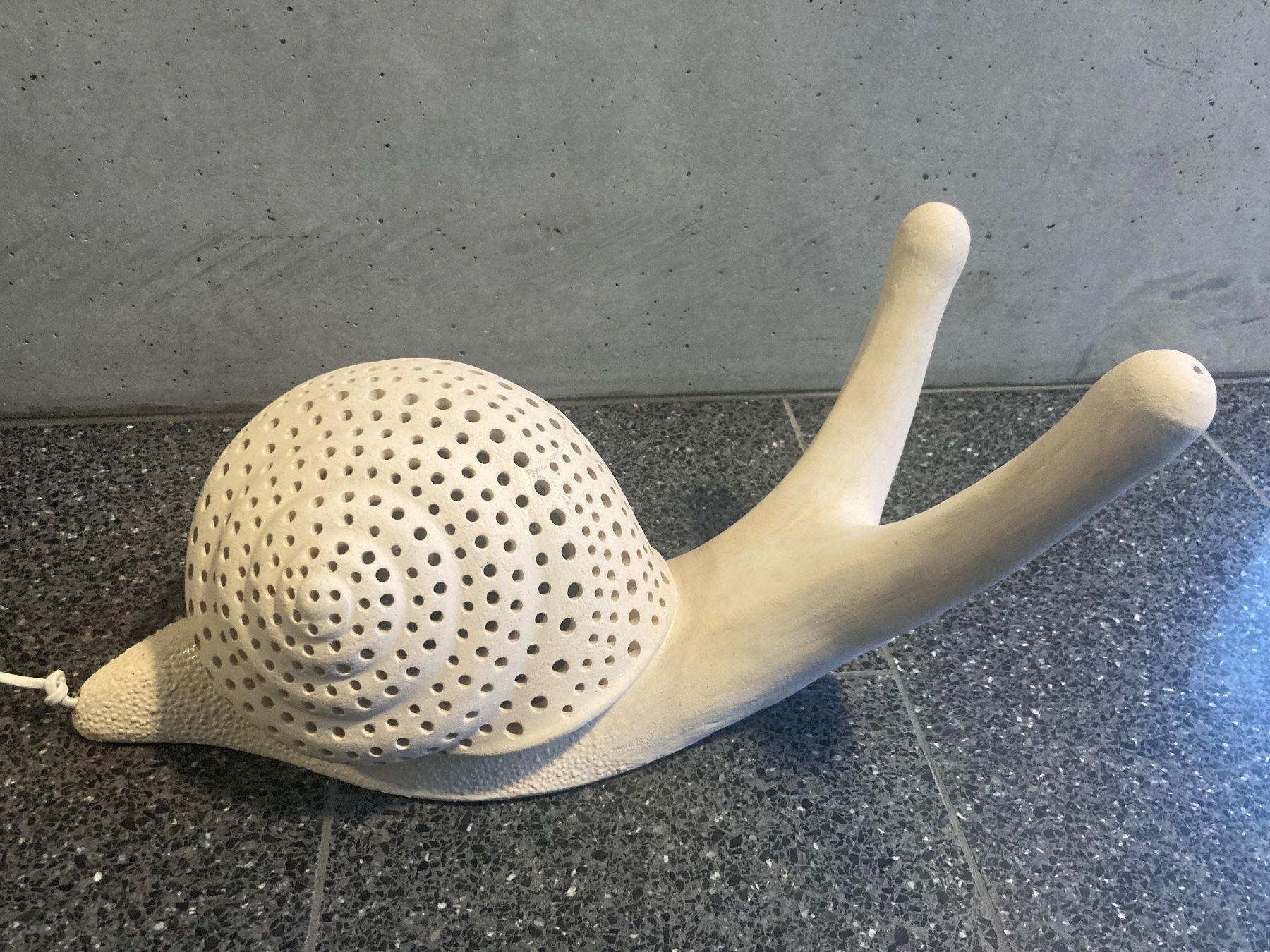 Lampade: grosse Keramik Schnecke Lampe, wunderschön, – Usato da Zürich venduto da Idbiw 3