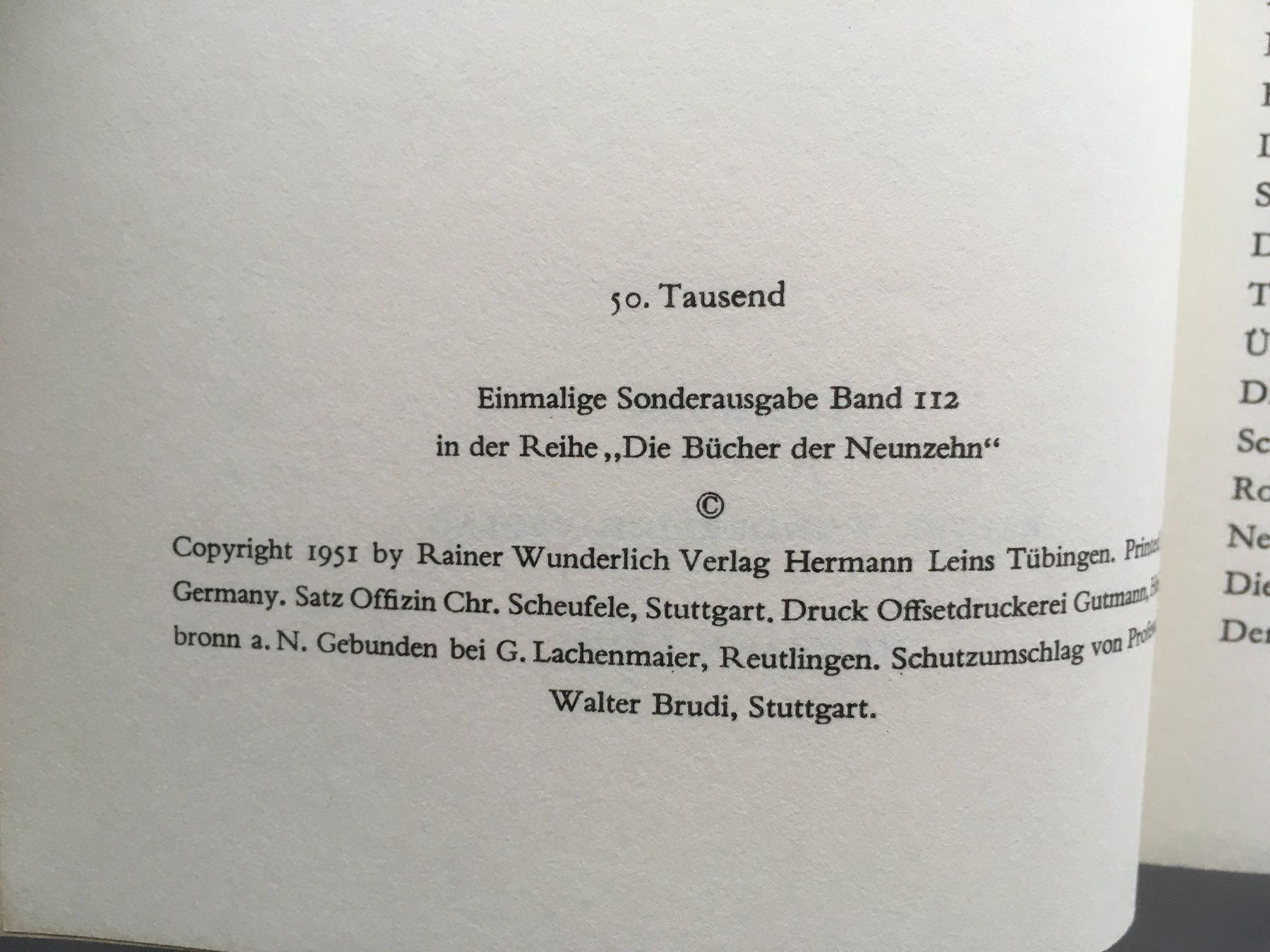 Libri: Die Romantik; Ricarda Huch (1951) – Usato da Grenchen venduto da Kogi7 4